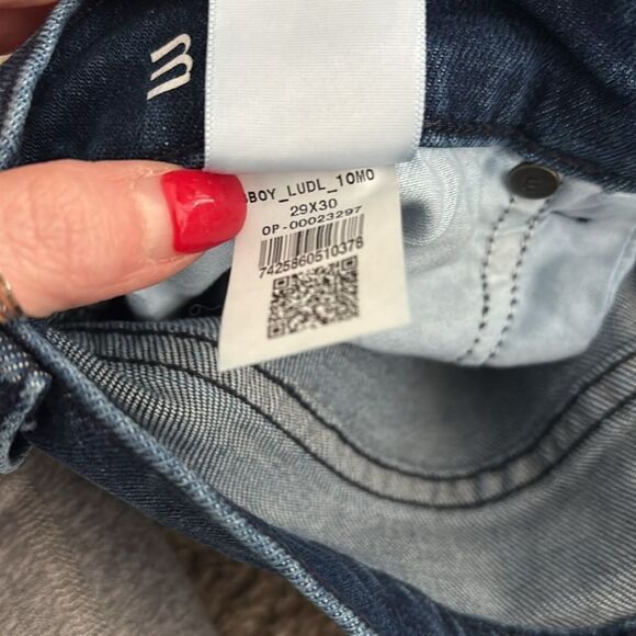 Mott & Bow Women's Boyfriend Jeans - Medium/Dark Blue size 29 - Picture 4 of 5